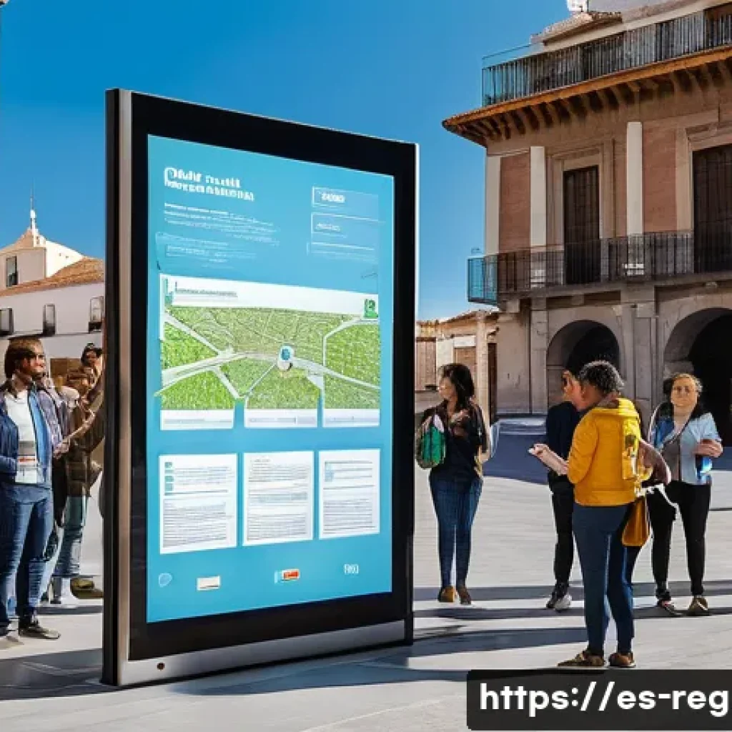지역개발 실습에서 활용 가능한 도구 - **Digital Citizen Participation in a Spanish Plaza:**
    A vibrant, diverse group of Spanish citize...