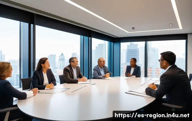 지역개발 관련 컨퍼런스와 세미나 - A diverse group of professionals and community members engaged in a lively roundtable discussion ins...