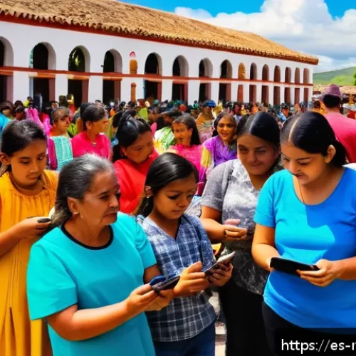 지역개발 연구 논문 작성법 - A vibrant rural community meeting in a sunny outdoor plaza in Mexico, featuring diverse local reside...